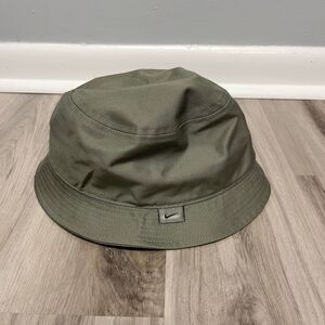 Nike Hat Men’s M/L Dark Green 100% Cotton Bucket